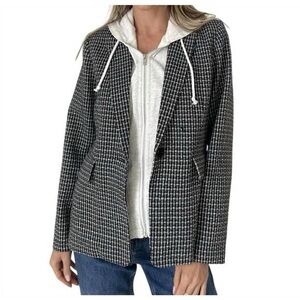 NWOT Six Fifty Drew Blazer with Removable hood, Size Large